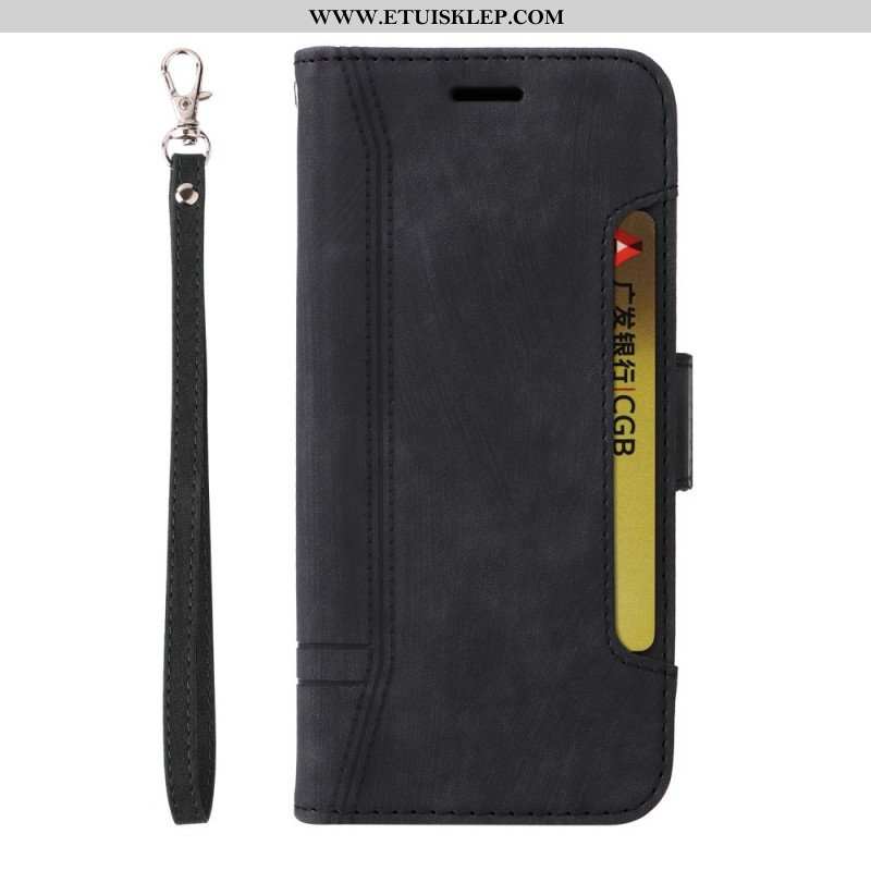 Etui Folio do Samsung Galaxy S23 5G Betopnice Przednie Etui Na Karty